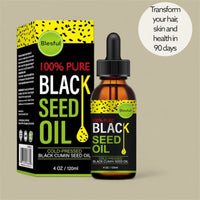 Blesful Organic Cold-Pressed Black Seed Oil (4oz)